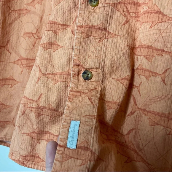 100% Cotton Fishing Shirt 100% Cotton Outdoors Button Up Lightweight Size XL Reg - Picture 3 of 10